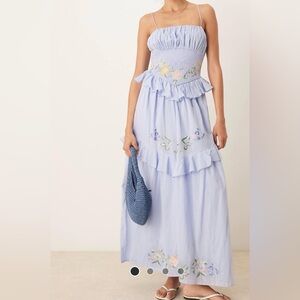 Asos Embroidered Dress